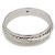 Bracelet jonc Chanel en argent - vue 4