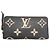 Louis Vuitton Zippy Wallet in Monogram Empreinte Schwarz Beige