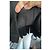 Munthe Plus Simonsen Giacca Peplum PLU in cotone nera con chiusura a gancio e occhiello Nero - vista 11