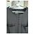 Munthe Plus Simonsen Giacca Peplum PLU in cotone nera con chiusura a gancio e occhiello Nero - vista 2