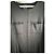 Munthe Plus Simonsen Giacca Peplum PLU in cotone nera con chiusura a gancio e occhiello Nero - vista 3
