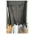 Munthe Plus Simonsen Giacca Peplum PLU in cotone nera con chiusura a gancio e occhiello Nero - vista 4