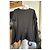 Munthe Plus Simonsen Giacca Peplum PLU in cotone nera con chiusura a gancio e occhiello Nero - vista 7