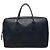 Valigetta Prada con logo a placca Triangle in pelle Saffiano blu navy