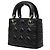 Borsa Lady Cannage Christian Dior Nero - vista 2