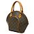 Borsa Louis Vuitton Monogram Ellipse PM Marrone - vista 2