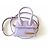 Jacquemus Le Chiquito Mini Borsa in Pelle Lavanda Porpora - vista 3