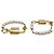 Orecchini Pearl Rock Cadena di Louis Vuitton D'oro - vista 3