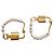 Orecchini Pearl Rock Cadena di Louis Vuitton D'oro - vista 4