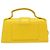 BORSA A MANO JACQUEMUS LE BAMBINO 213BA006 IN PELLE GIALLA A SPALLA Giallo - vista 2