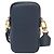 NUOVA SACOCHE LOUIS VUITTON X NIGO DOUBLE PHONE M81060 PELLE MONOGRAM DENIM Blu - vista 3