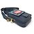 NUOVA SACOCHE LOUIS VUITTON X NIGO DOUBLE PHONE M81060 PELLE MONOGRAM DENIM Blu - vista 4