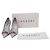 Décolleté Bow Chain dettagliate in pelle grigia Casadei Grigio - vista 6