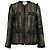 Sandro Cropped Blazer aus Metallic-Tweed Mehrfarben