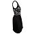 Sandro Paris Romantisches Guipure-Spitzen-Minikleid aus schwarzem Polyester - Ansicht 2