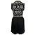 Sandro Paris Romantisches Guipure-Spitzen-Minikleid aus schwarzem Polyester - Ansicht 3