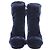 Botas Stuart Weitzman con borde deshilachado en terciopelo azul - vista 2