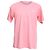 T-shirt Acne Studios Face-Patch Crew Neck in cotone rosa