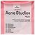 T-shirt Acne Studios Face-Patch Crew Neck in cotone rosa - vista 5
