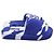 Pantofole Snug in spugna Burberry in cotone blu