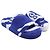 Pantofole Snug in spugna Burberry in cotone blu - vista 3