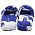 Pantofole Snug in spugna Burberry in cotone blu - vista 5