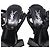 Yves Saint Laurent Sandali con plateau glitterati Tribute di Saint Laurent in scamosciato nero - vista 7