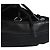 Botas de neve Moncler Stephanie em couro preto - vista 12