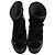 Botas de neve Moncler Stephanie em couro preto - vista 5