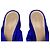 Gianvito Rossi Twist Knot Mules aus blauem Satin - Ansicht 7