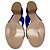 Gianvito Rossi Twist Knot Mules aus blauem Satin - Ansicht 8
