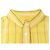 Camisa Sacai de rayas de corte holgado en poliéster amarillo - vista 7