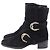 Botines con hebilla Britain de Stuart Weitzman en ante marrón Negro - vista 5