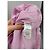 Autre Marque Camisa de rayas de algodón rosa ADANOLA M - vista 6