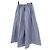 Maje gonna pantalone lunga blu in cotone