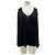 Autre Marque Top negro de cuello en V de viscosa LOULOU DE SAISON