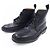 Autre Marque Botas de couro Tricker's Preto - vista 3