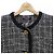 Chaqueta sin cuello Leonard Fashion Negro Blanco - vista 5