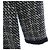 Chaqueta sin cuello Leonard Fashion Negro Blanco - vista 6