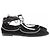 Autre Marque Ballerine nere con lacci Nero - vista 3