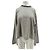 Autre Marque LIONESS Gestreifter Pullover Grau
