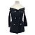 Pinko Off-the-shoulder Blazer Top Schwarz