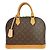 Borsa Louis Vuitton Alma Monogram Canvas PM Marrone