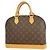 Borsa Louis Vuitton Alma Monogram Canvas PM Marrone - vista 2