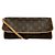 Louis Vuitton Pochette Twin GM Monogram Canvas Marrone
