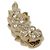 Set di mollette a fiore Camellia Chanel Bianco D'oro - vista 6