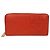 Cartera larga de piel de becerro roja Loewe