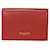 Porte-cartes en cuir rouge Yves Saint Laurent  - vue 1