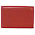 Porte-cartes en cuir rouge Yves Saint Laurent  - vue 3