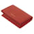 Porte-cartes en cuir rouge Yves Saint Laurent  - vue 4